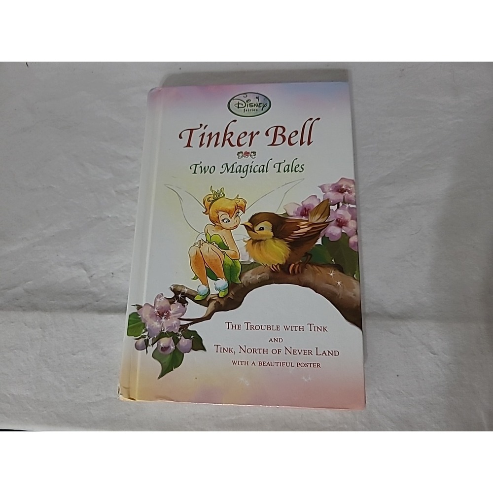 Disney Fairies Tinker Bell Two Magical Tales Hardcover Book Trouble With Tink